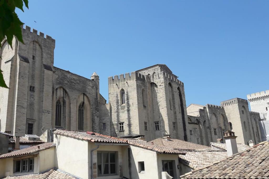 Renove, Vue Sur Palais Des Papes, Terrasse Et Wifi Troisieme Etage Apartment Avignon Luaran gambar