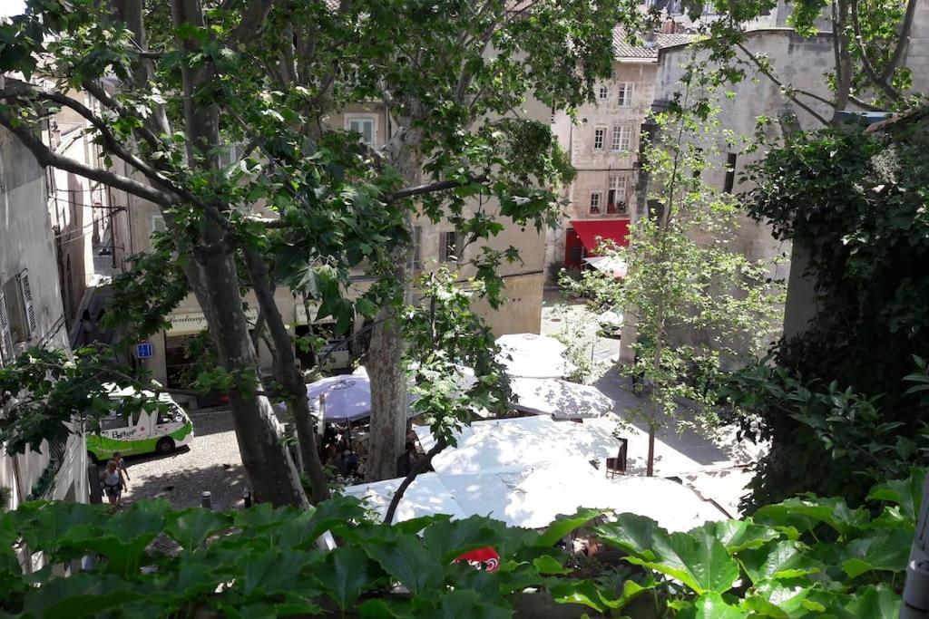Renove, Vue Sur Palais Des Papes, Terrasse Et Wifi Troisieme Etage Apartment Avignon Luaran gambar