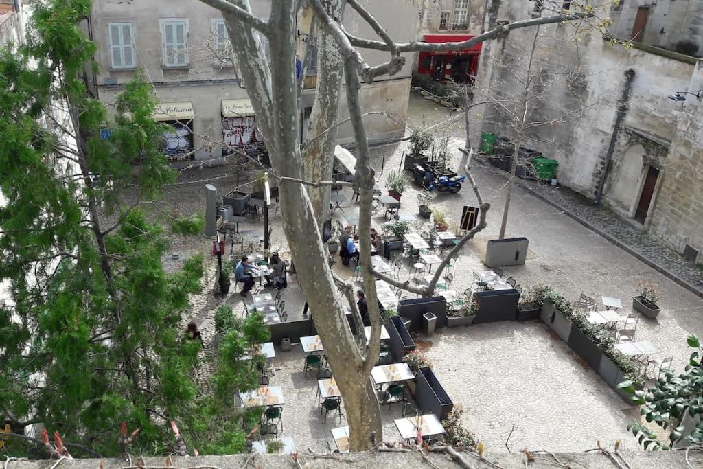 Renove, Vue Sur Palais Des Papes, Terrasse Et Wifi Troisieme Etage Apartment Avignon Luaran gambar