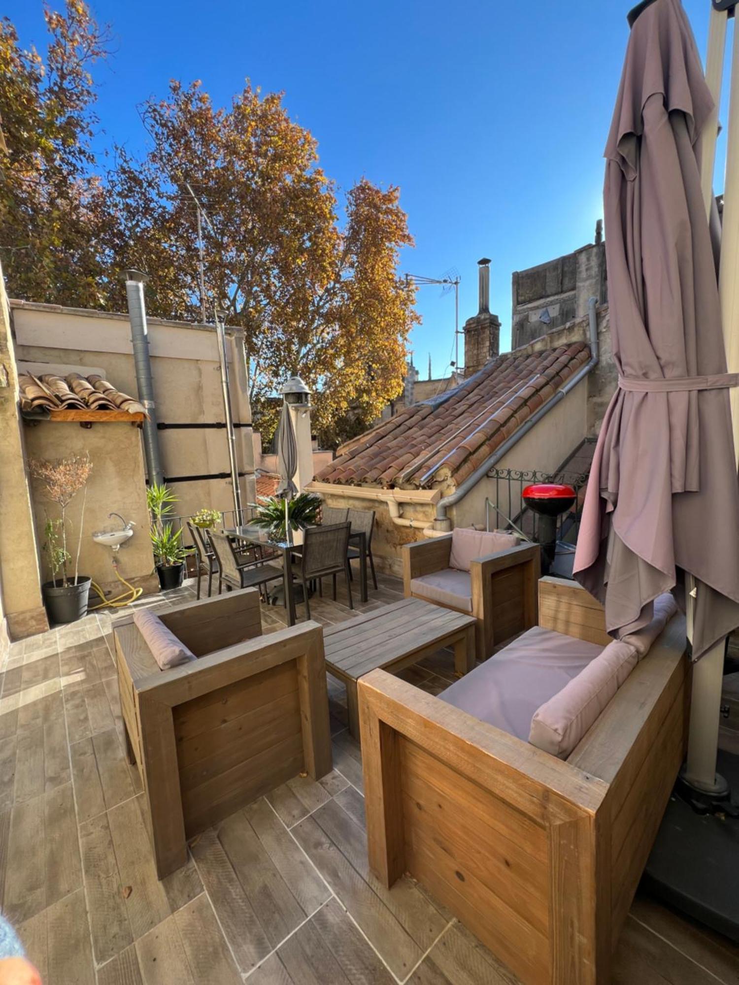 Renove, Vue Sur Palais Des Papes, Terrasse Et Wifi Troisieme Etage Apartment Avignon Luaran gambar